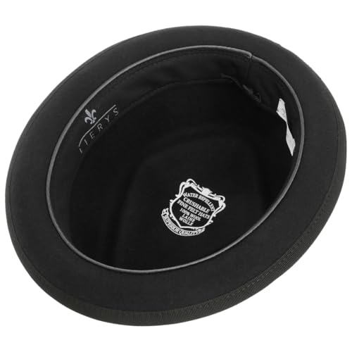 Lierys Diamond Crown Pork Pie Hat Women/Men | - color: Black, size: 7-7 1/8