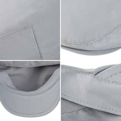 Toddler Cotton Golf Newsboy Cap - color: Light Grey, size: 12-24 Months