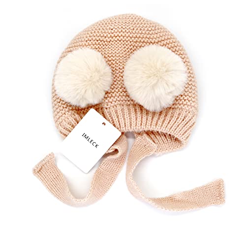 Cute Baby Kids Girls Boys Warm Winter Stretchy Cat Hat Beanie - color: E