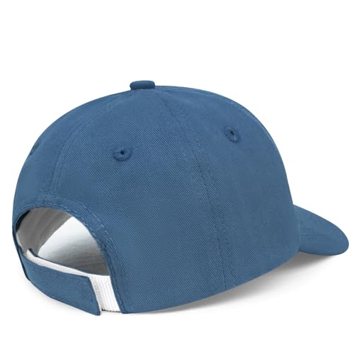 qikqik Baby Baseball Cap Toddler Baseball Hat Baby Ball Cap Toddler Hats for Boys Girls Cotton Infant Caps Kids Trucker Hat - color: Dark Denim Blue, size: 2-6 Years