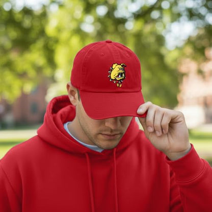 Desert Cactus University of Hawaii Embroidered Baseball Hat Cap - color: Red