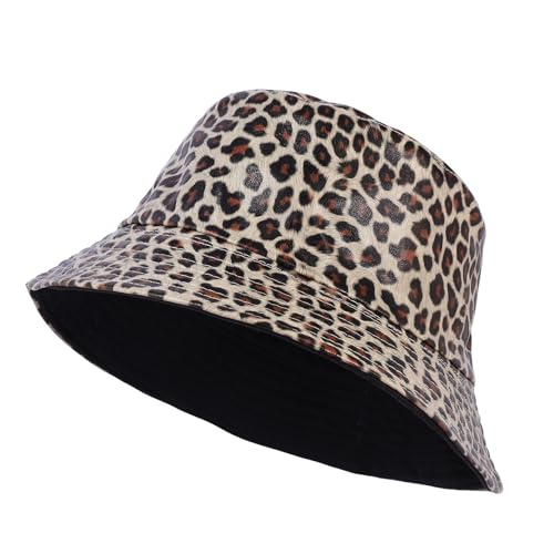 Unisex Black Bucket Hat Waterproof Rain Hat Reversible Shiny Rave Bucket Hat for Concert Festival - color: D1