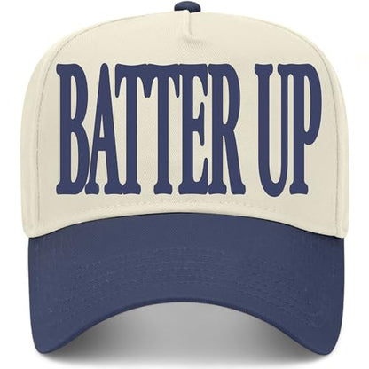 BROTHER TRUCKERS Batter Up Hat - color: Navy/Natural