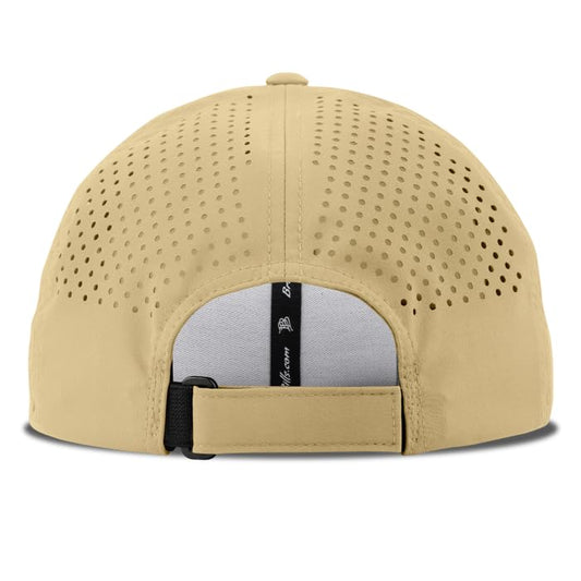 Branded Bills Officially Licensed NCAA x Curved Performance Vintage Team Logo Hat for Men - color: Desert