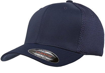 Flexfit 6533 Ultrafibre & Airmesh Lightweight Stretch-Fitted Cap - color: Navy, size: Large-X-Large
