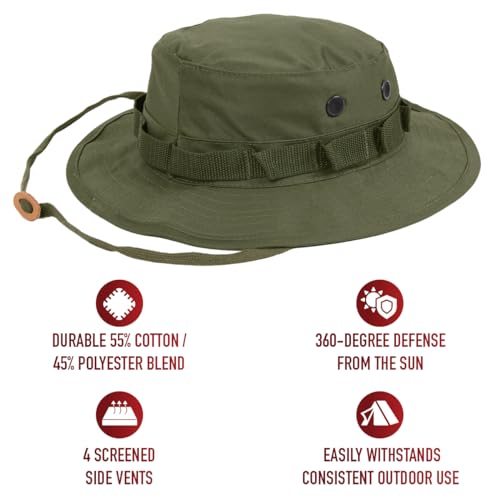 Boonie Hat - color: Olive Drab, size: 7