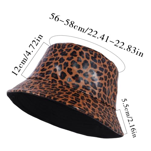Unisex Black Bucket Hat Waterproof Rain Hat Reversible Shiny Rave Bucket Hat for Concert Festival - color: D2
