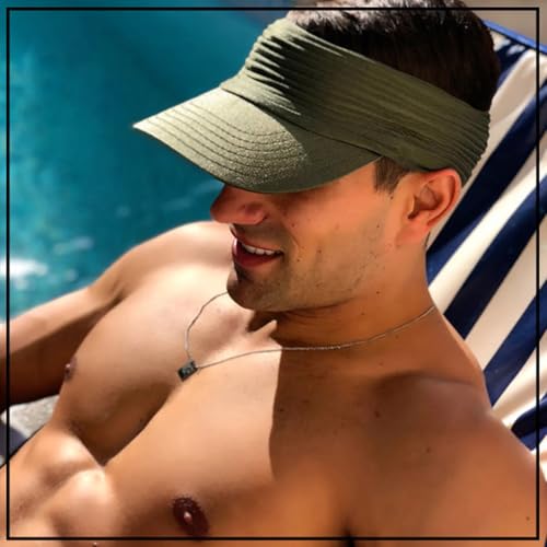 Unisex Outdoor Sport Sun Visor Hats Adjustable Empty Top Baseball Cap,Sun Hat for Women and Men