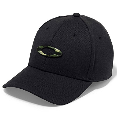 Oakley Men's Tincan Cap - color: Black/Graphic Camo, size: Large-X-Large