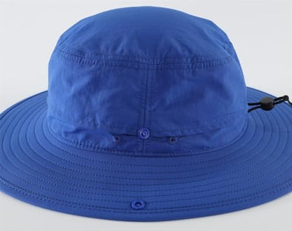 Connectyle Sun Hat for Men Women Outdoor UV Protection Safari Hat for Fishing Hiking Gardening Breathable Cowboy Hat UPF50 - color: Royal Blue