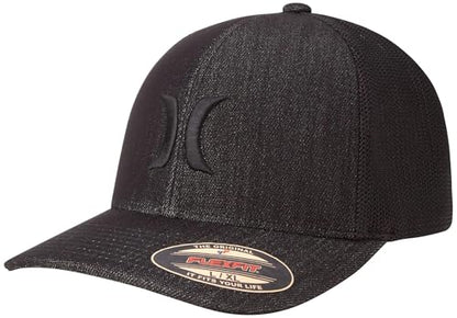 Hurley Mens Baseball Cap Laguna Icon Trucker Hat, Curved Brim - color: Black(black), size: Large-X-Large