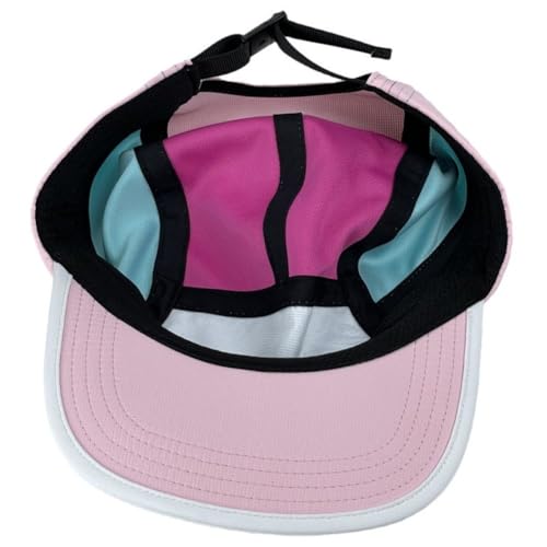 FASHIXD 5 Panel Hats for Men Baseball Cap Outdoor Sports Running Cap - color: Grey/Purple