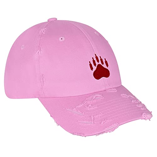 JPAK Bears Vintage Dad Hat Embroidered Cap NASDAQ Symbol Stocks - color: Pink