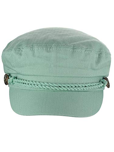 NYFASHION101 Unisex 100% Cotton Greek Fisherman Sailor Fiddler Driver Cap Hat - color: Mint