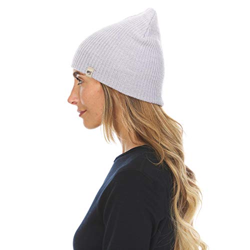 Minus33 Merino Wool Everyday Knit Wool Beanie - color: Ash Gray