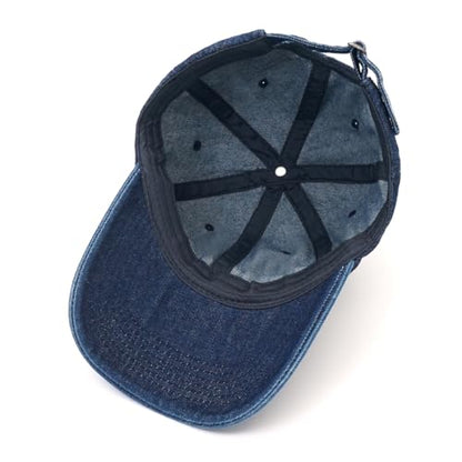 Baseball Cap for Women Men Classic Strapback Hats Adjustable Sun Hat - color: Navy