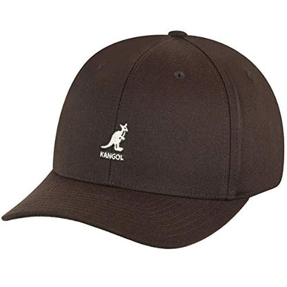 Kangol Men, Women Wool Flexfit Baseball - color: Brown, size: Small-Medium