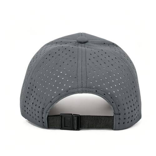 Cmonie 3Pcs Quick Dry Baseball Hat Breathable Sport Cap - color: 3pcs-black&white&gray-d