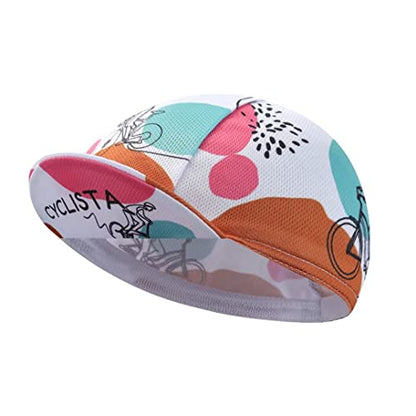 Funny Cycling Cap - Polyester Cartoon Cycling Hat-Under Helmet - Cycling Helmet Liner Breathable&Sweat Uptake - color: B18