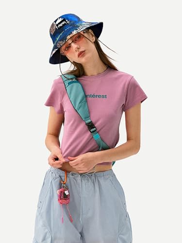 Packable Reversible Printed Bucket Hat Unisex for Men Women Beach Fisherman Cap - color: Blue
