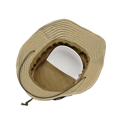 UF Pro Striker Gen 3 Boonie Hat - Military Tactical Brim Hat, Sun Cap for Men Hunting Fishing Outdoor Camping - color: Tan, size: Medium