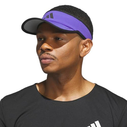 adidas Men's Superlite Visor - color: Pure Purple/Black/3