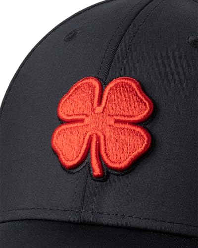 Black Clover Premium Flex Cap - color: 24 - Black Hat/3d Red Clover, size: Small-Medium