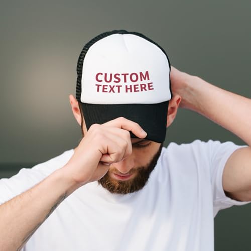 10 Pack of Blank Trucker Hat Bulk Men and Women Hats Bulk DIY Graffiti Mesh Hat Hot Stamping Hats - color: Fluorescent Green