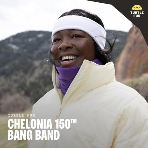 Turtle Fur Bang Band - Warm Headbands for Men and Women - color: Iris