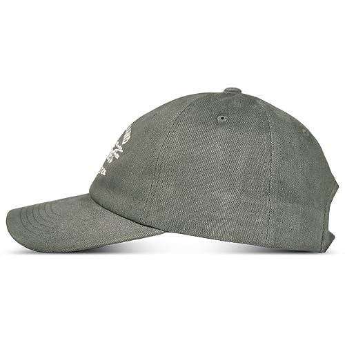 Lucky Brand Classic Cotton Adjustable | Dad Hat | Baseball Cap | Golf | Fishing | Low Profile | 5 Panel Design - color: Blue Jeans Co - Moss