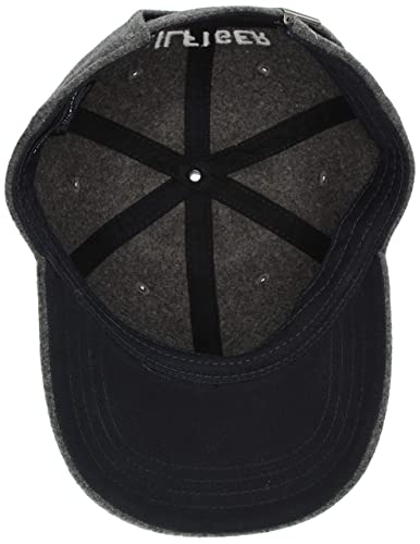 Tommy Hilfiger Men's Cotton Billy Adjustable Flap Baseball Cap - color: Charcoal Grey Heather