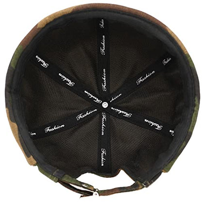 Glamorstar Dome Brimless Hats for Women Men Sailor Docker Beanie Cap Hip Hop Hats - color: Camo