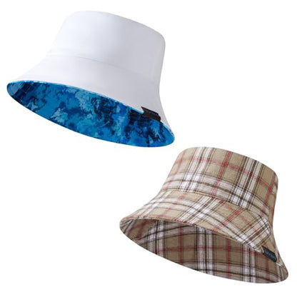 UPF 50+ Reversible Sun Hat - color: Pack of 2 Colors: Collection B, size: Large