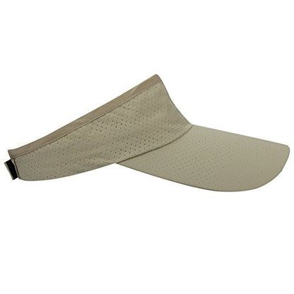 Mens Summer Quick-Dry Run Long Brim Empty Top Baseball Tennis Sun Hat Cap Visor - color: Beige