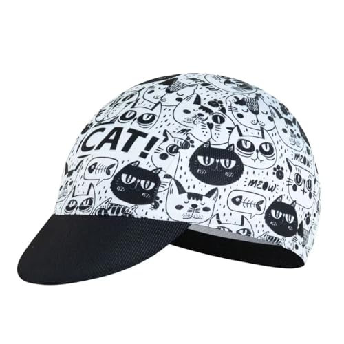 Cycling Cap for Man and Woman Cycling Hat Under Helmet-Polyester Breathable Sweat Absorbent - color: Flo-15