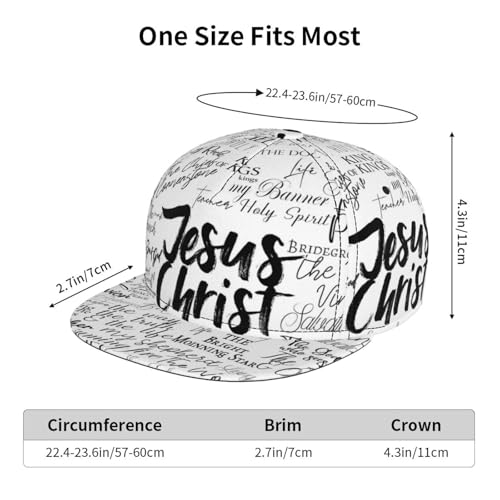 Jesus Baseball Cap for Men Women Adjustable Trucker Hat for Running Sports Hiking Beach - color: Jesus-c7