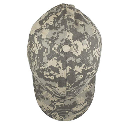 Gelante Baseball Cap Dad Hat 100% Cotton Polo Style Plain Blank Adjustable Size. - color: Gray Digital Camo