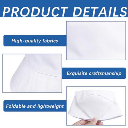 Bucket Hats Bulk Solid Color DIY Blank Hat Bucket Hats for Men, Women and Adults - color: 8pcs White Bucket Hat
