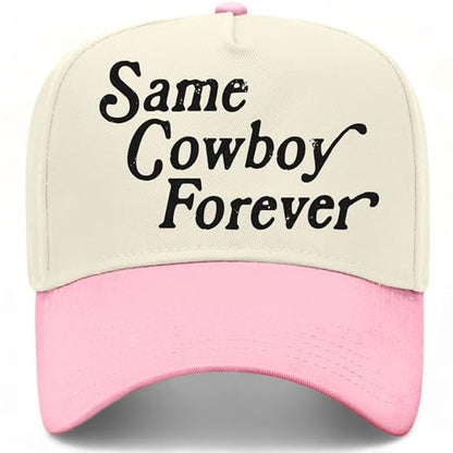 Same Cowboy Forever Hat - color: Pink/Natural