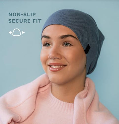 Revony Chemo Beanie Cap - Soft and Skin Friendly - 100% Cotton - color: Sand