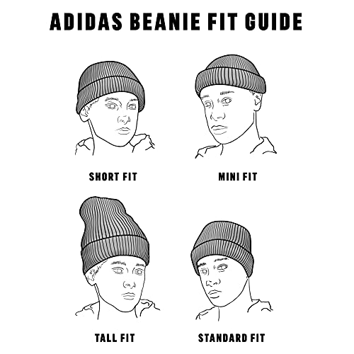 adidas Men's Pine Knot Fold Beanie - color: Orbit Green/Black
