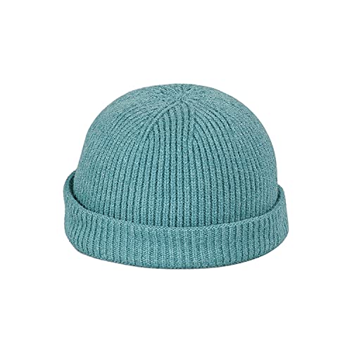 Croogo Brimless Hat Beanie Docker Cap Rolled Cuff Worker Sailor Skullcap - color: Ct47-light Blue
