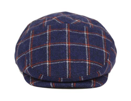EPOCH Men's Contemporary Winter Wool Newsboy Ivy Hat - color: Iv5007navy, size: Small-Medium