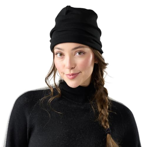 SmartWool Unisex Adult Thermal Merino Reversible Cuffed Beanie - color: Black Fair Isle Fun