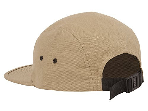 Gravity Outdoor Co. 5 Panel Hat - color: Khaki/Black