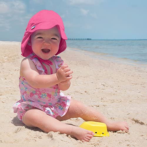 Green Sprouts Unisex-Baby Flap Sun Protection Swim HatHat - color: Light Pink, size: 2-4T