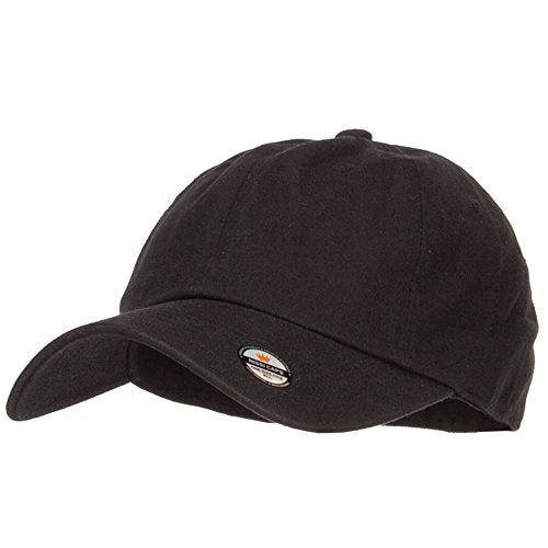 Nissi Unstructured Cotton Twill Washed Cap - color: Black