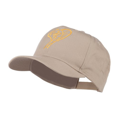 Cobra Embroidered Cap - color: Khaki
