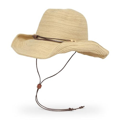 Sunday Afternoons Sunset Hat UPF 50+ Western Women's Sun Hat - color: Oat, size: Large