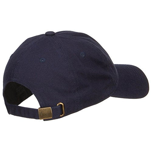 Nissi Unstructured Cotton Twill Washed Cap - color: Navy